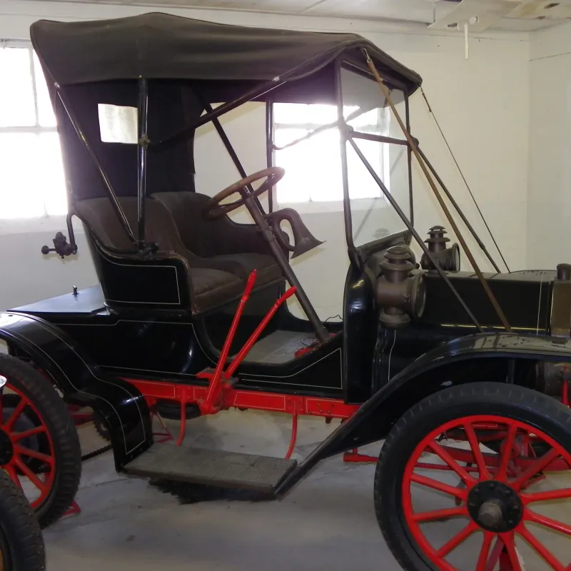 a close up of a cart